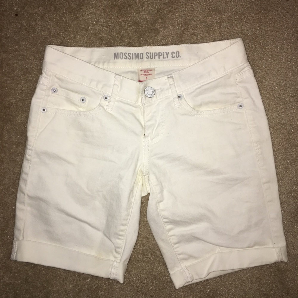 White shorts from Mossimo Supply Co.